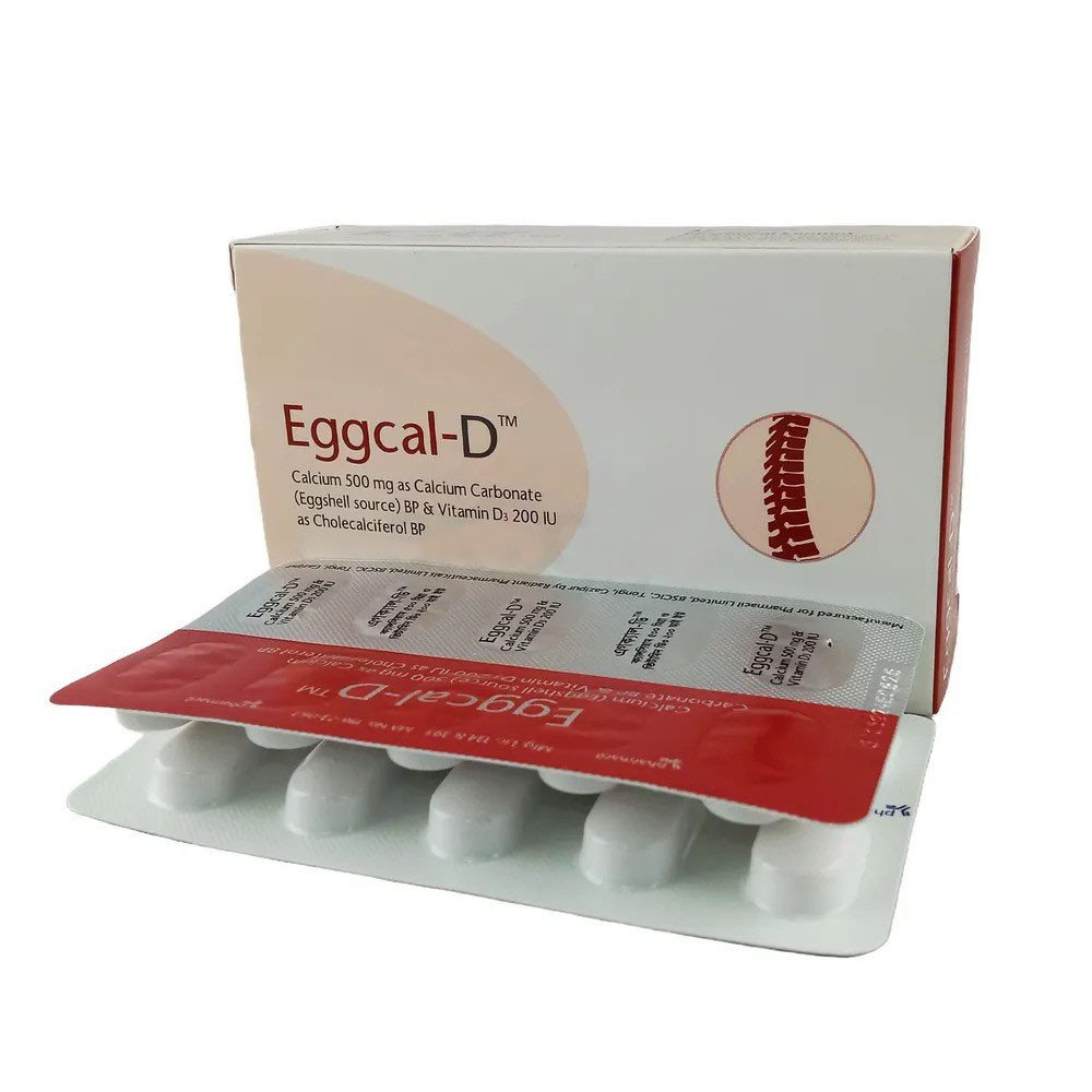 Eggcal D fc tab 500mg - https://demo.bangladeshiit.com