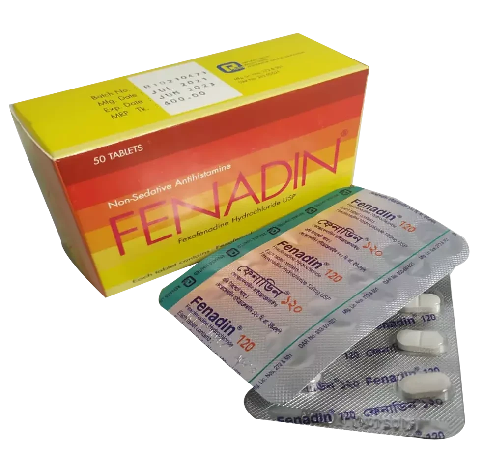 Fenadin FC 120 mg TAB - https://demo.bangladeshiit.com
