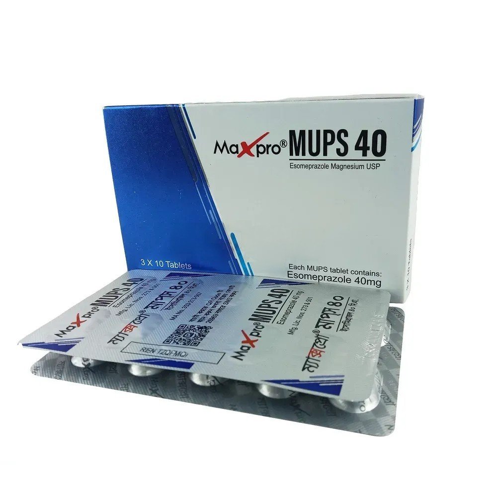 Maxpro MUPS 40MG TAB - https://demo.bangladeshiit.com