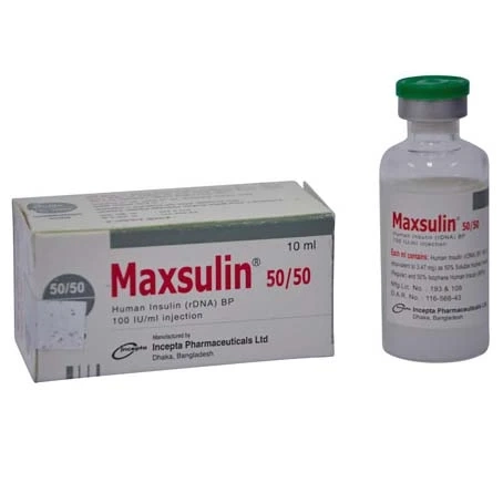 Maxsulin50/50 inj 100ml iu - https://demo.bangladeshiit.com