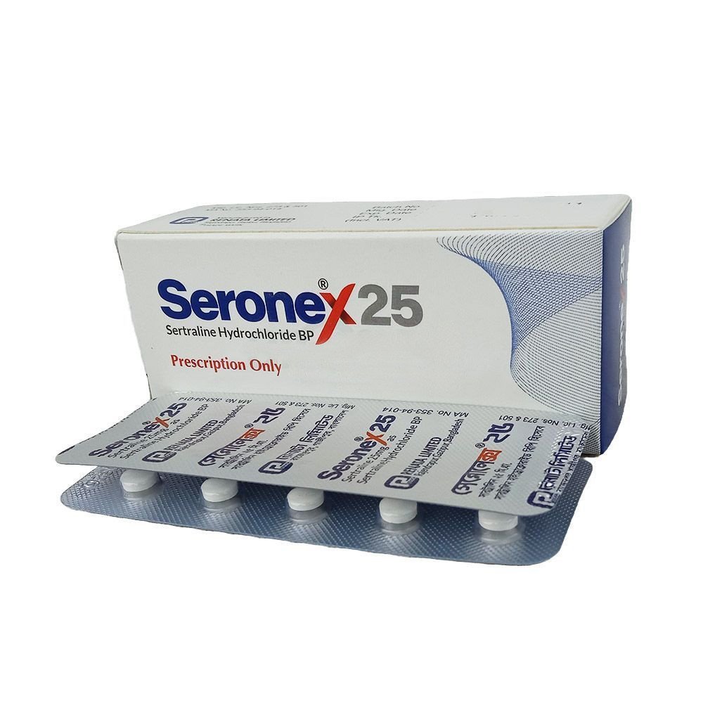 Seronex 25mg TAB - https://demo.bangladeshiit.com