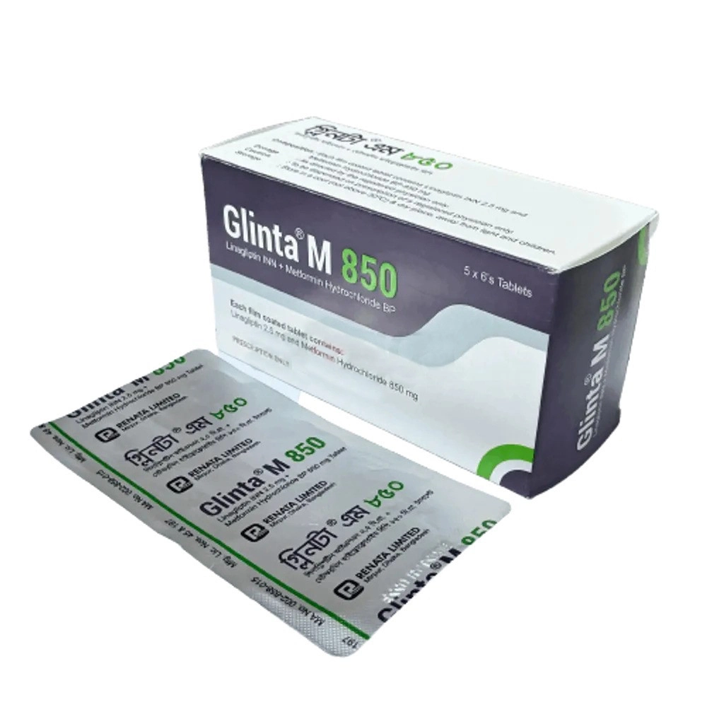 Glinta-M 850mg TAB - https://demo.bangladeshiit.com