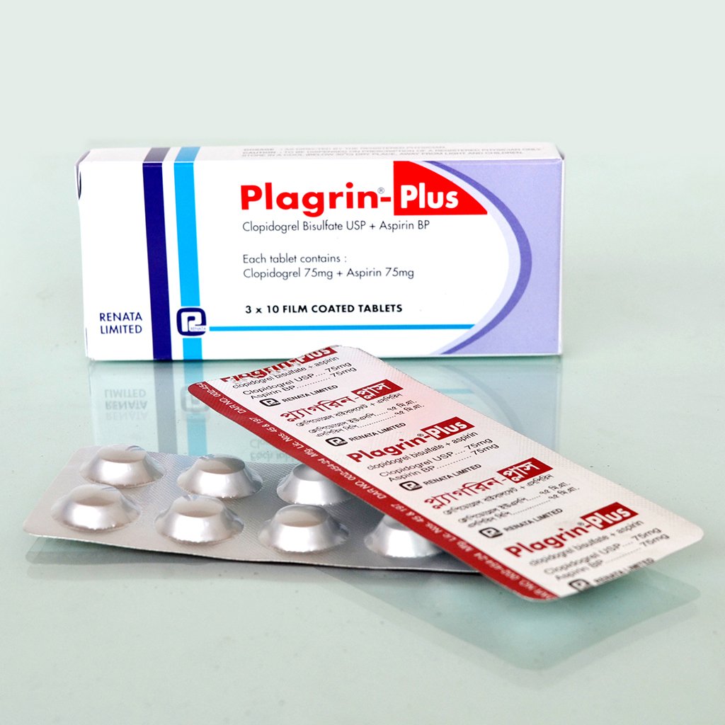 Plagrin Plus 75+75mg TAB - https://demo.bangladeshiit.com