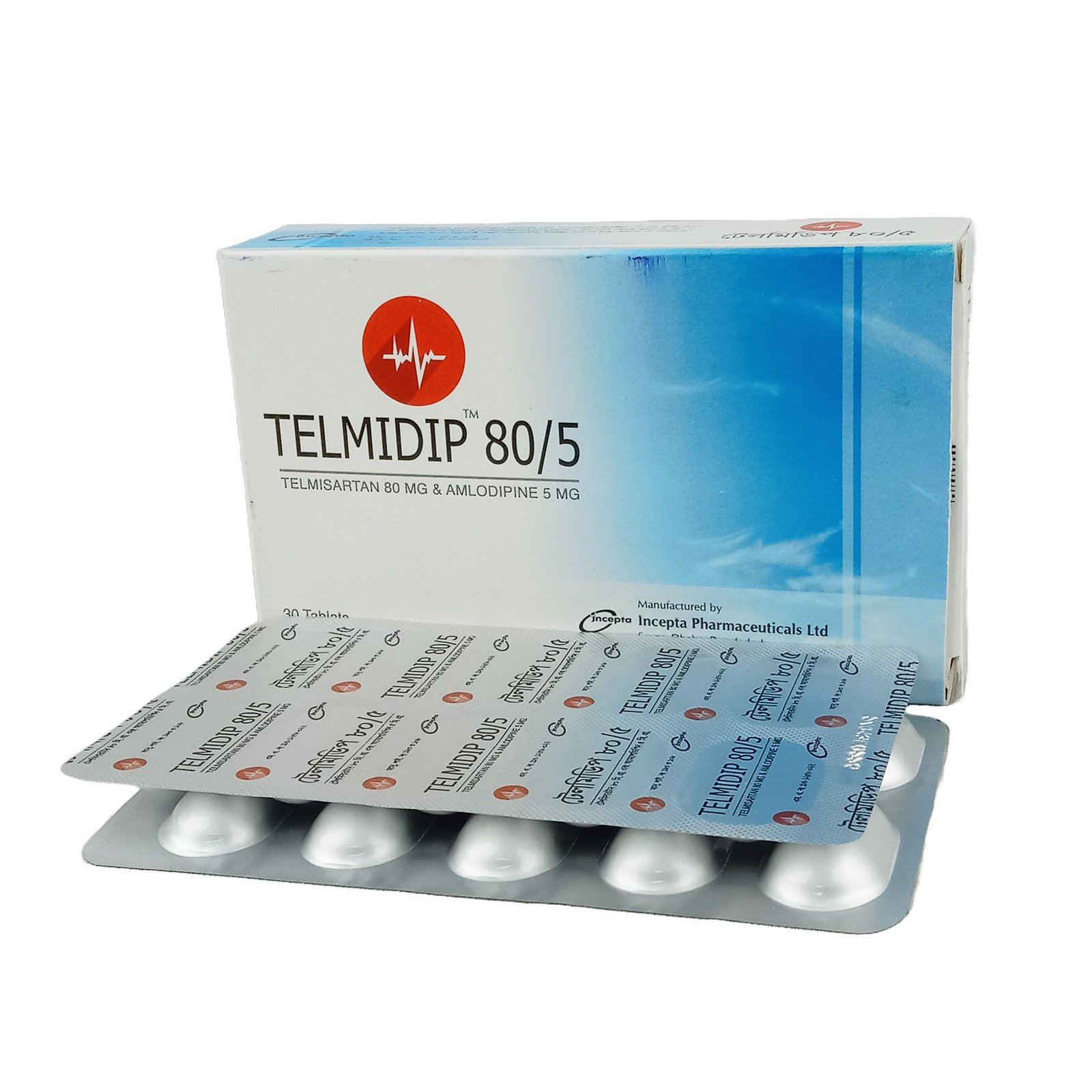 Telmidip 80/5 tab - https://demo.bangladeshiit.com