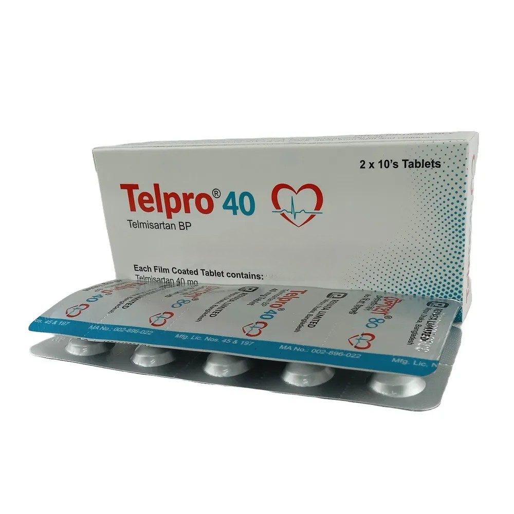 Telpro 40mg TAB - https://demo.bangladeshiit.com