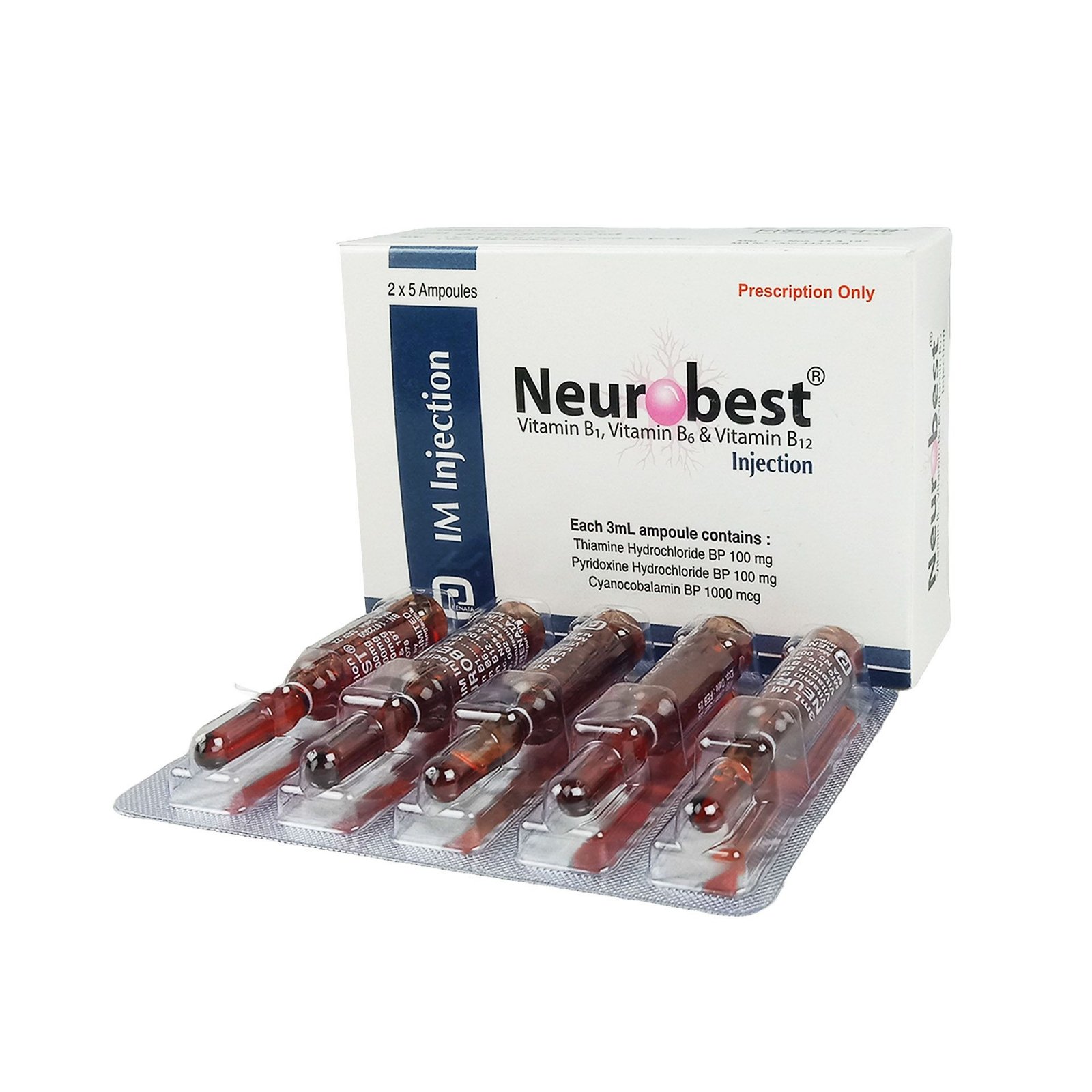 Neurobest INJ 3ml - https://demo.bangladeshiit.com