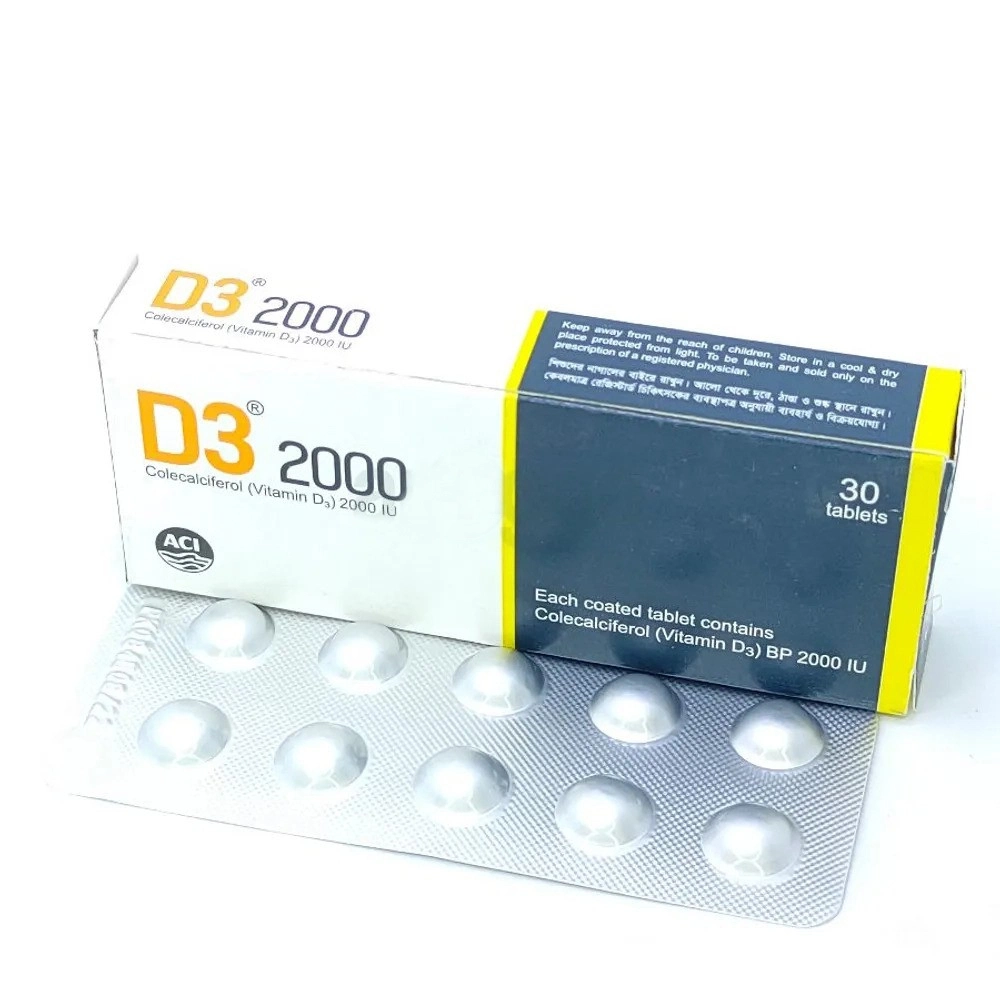 Vita D3 2000 IU TAB - https://demo.bangladeshiit.com