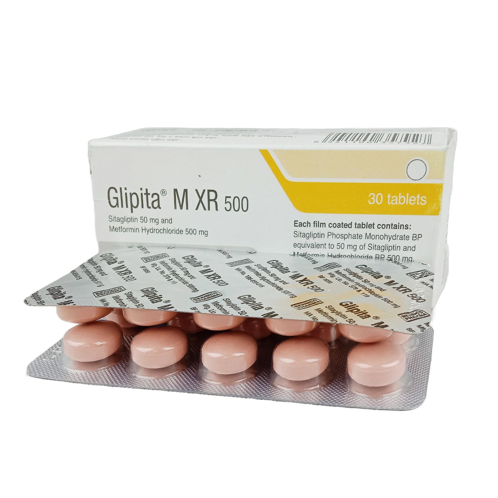 Glipita M xr 50/500 tab - https://demo.bangladeshiit.com