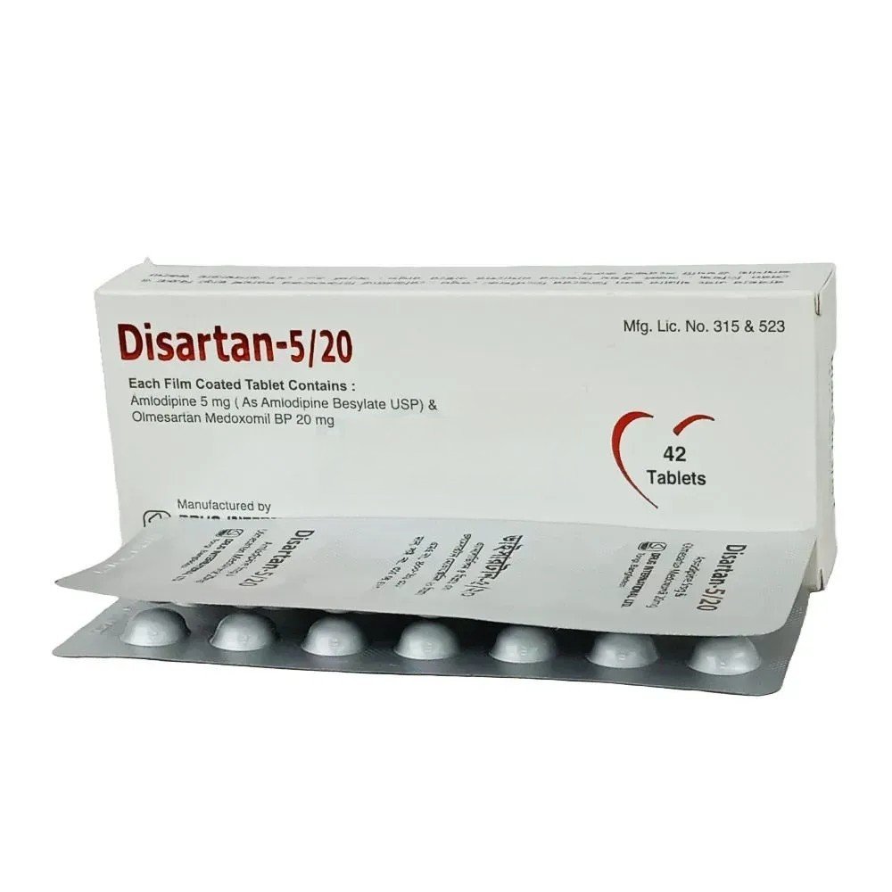 Disartan 5/20 tab - https://demo.bangladeshiit.com