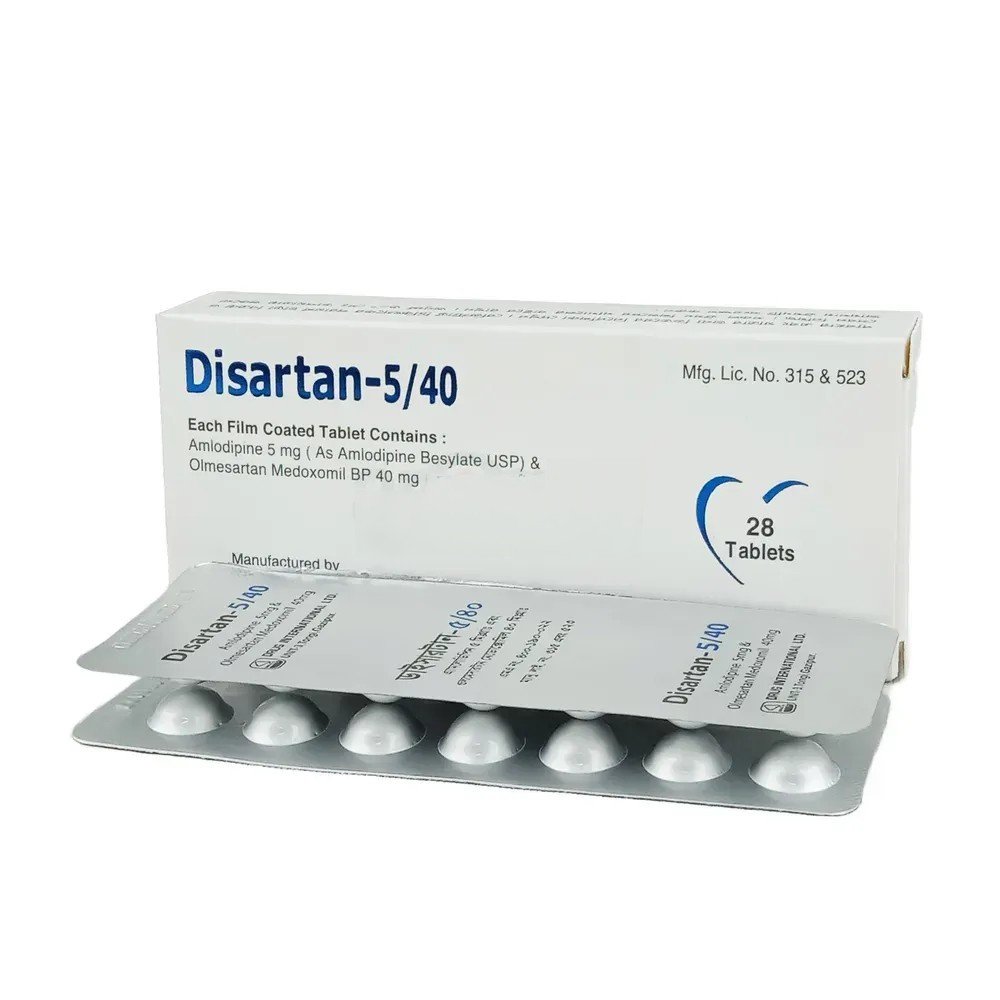Disartan 5/40 tab - https://demo.bangladeshiit.com