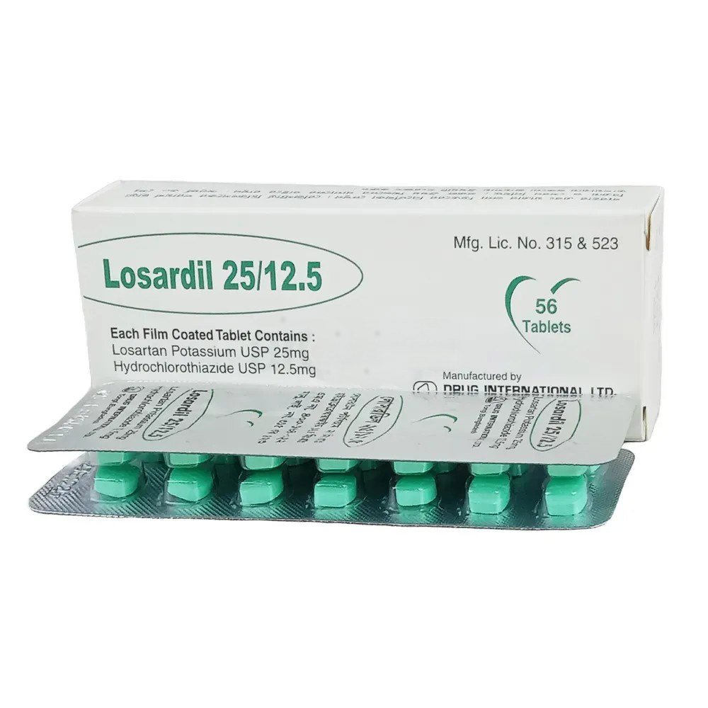 Losardil 25/12.5 tab - https://demo.bangladeshiit.com