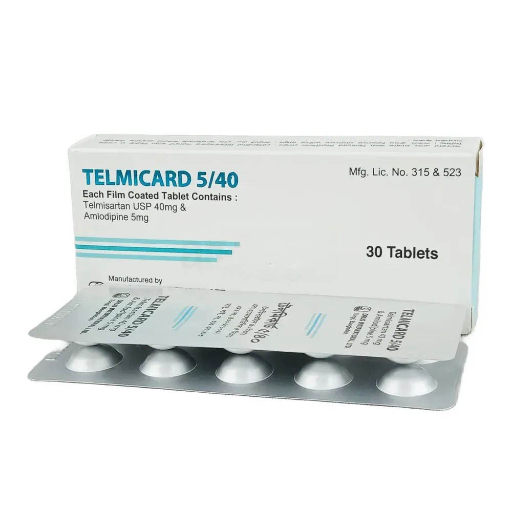 Telmicard 5/40 tab - https://demo.bangladeshiit.com