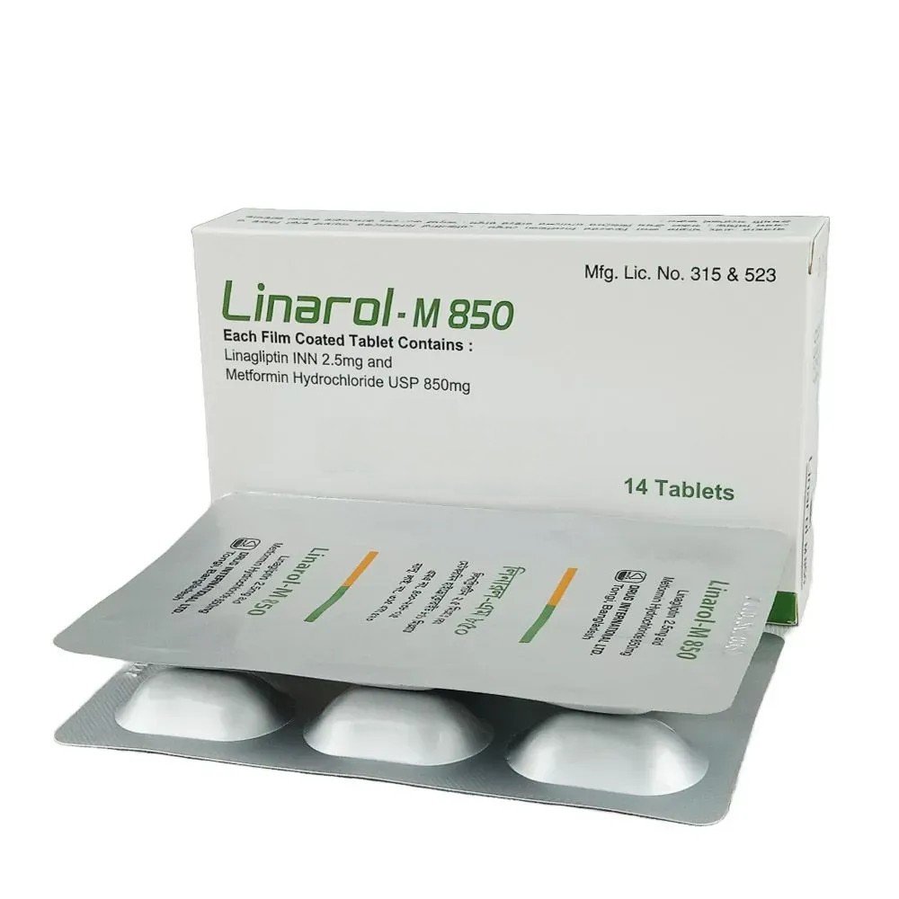Linarol M 850mg tab - https://demo.bangladeshiit.com