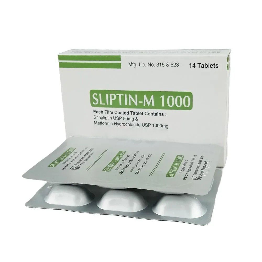 Sliptin M 1000mg tab - https://demo.bangladeshiit.com