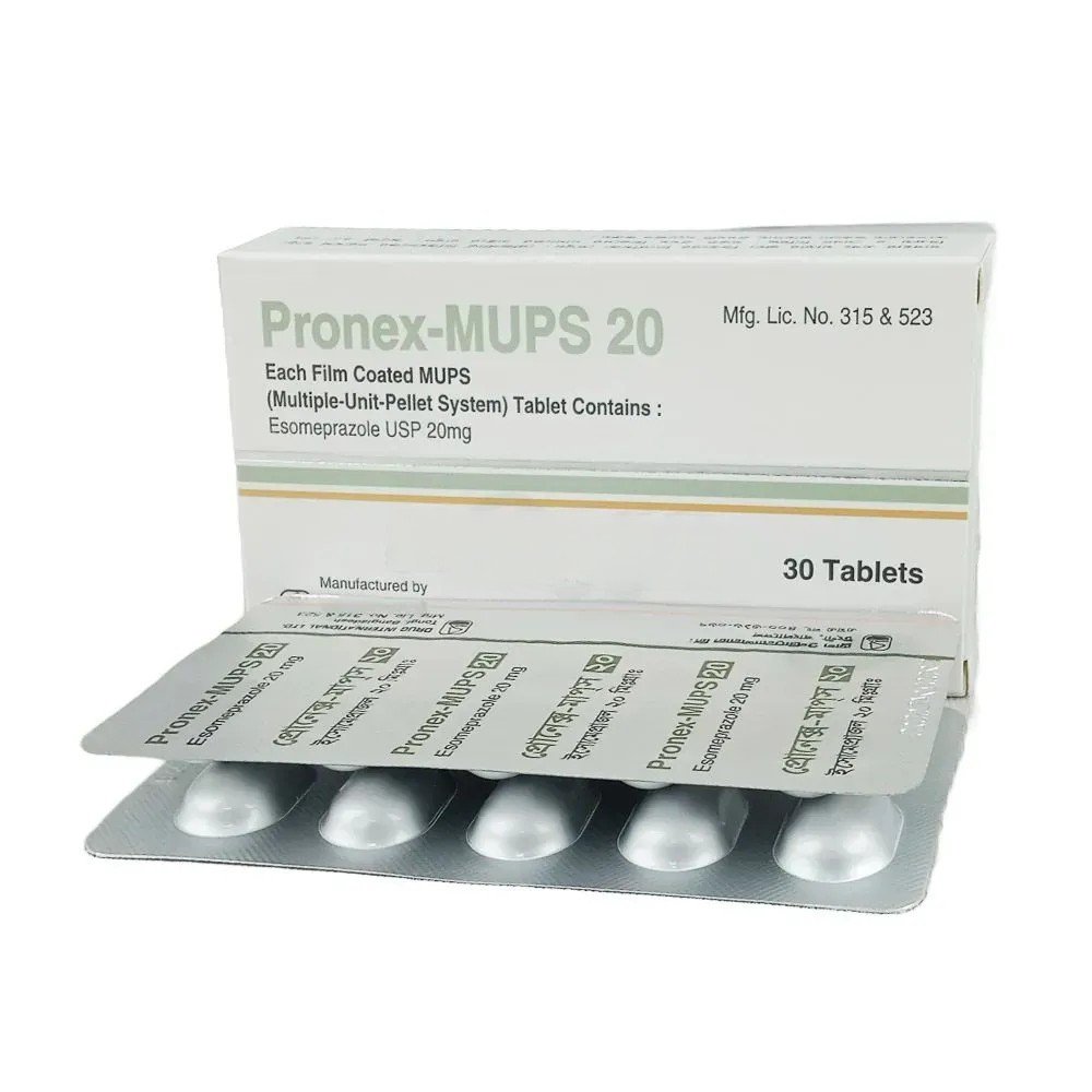 Pronex MUps 20mg  tab - https://demo.bangladeshiit.com