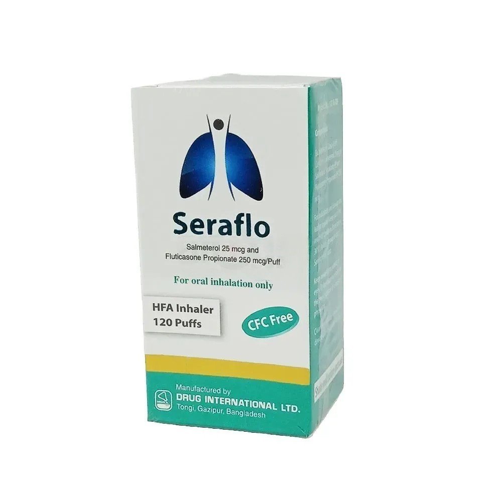 Seraflo inhaler 120 puffs - https://demo.bangladeshiit.com