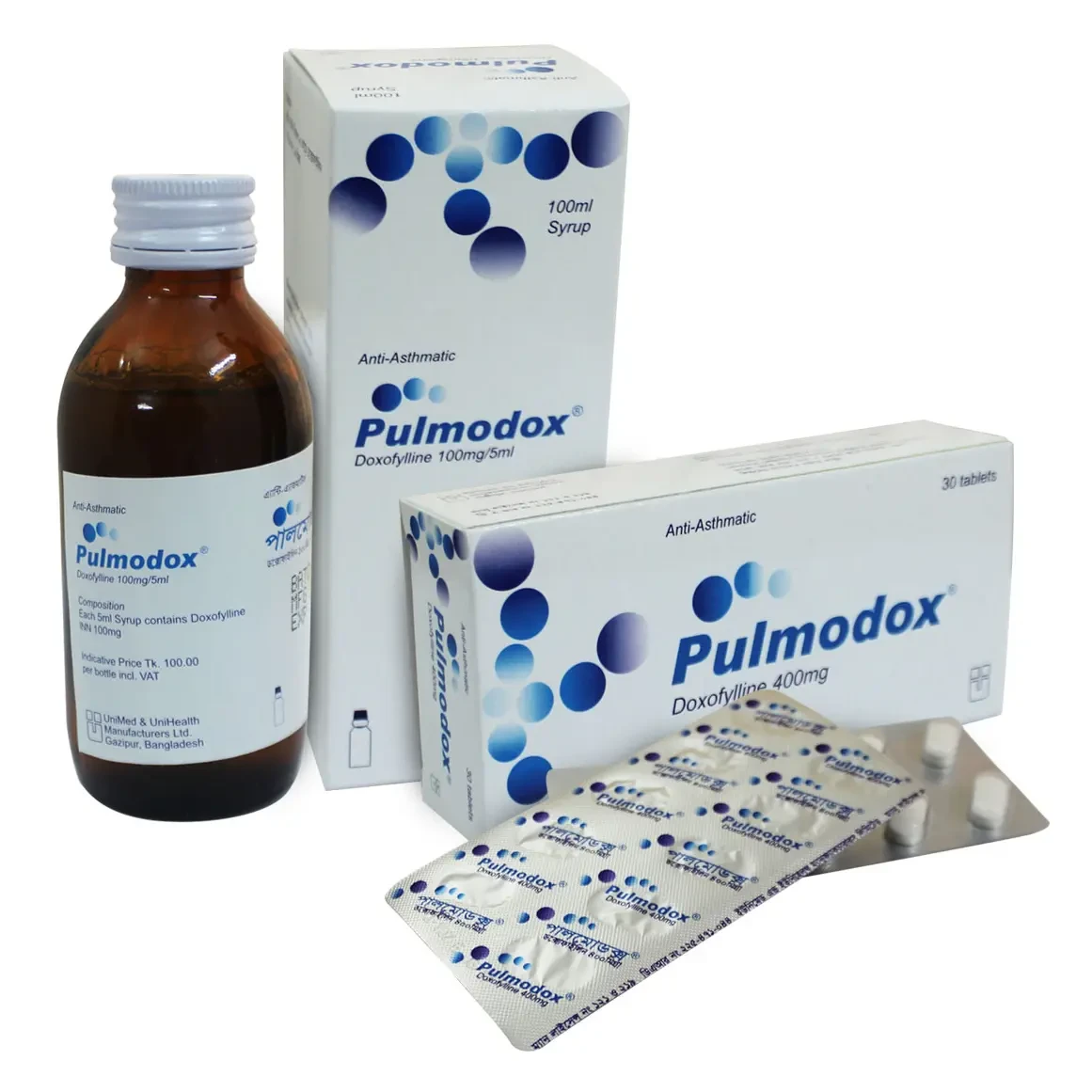 Pulmodox 400 TAB - https://demo.bangladeshiit.com