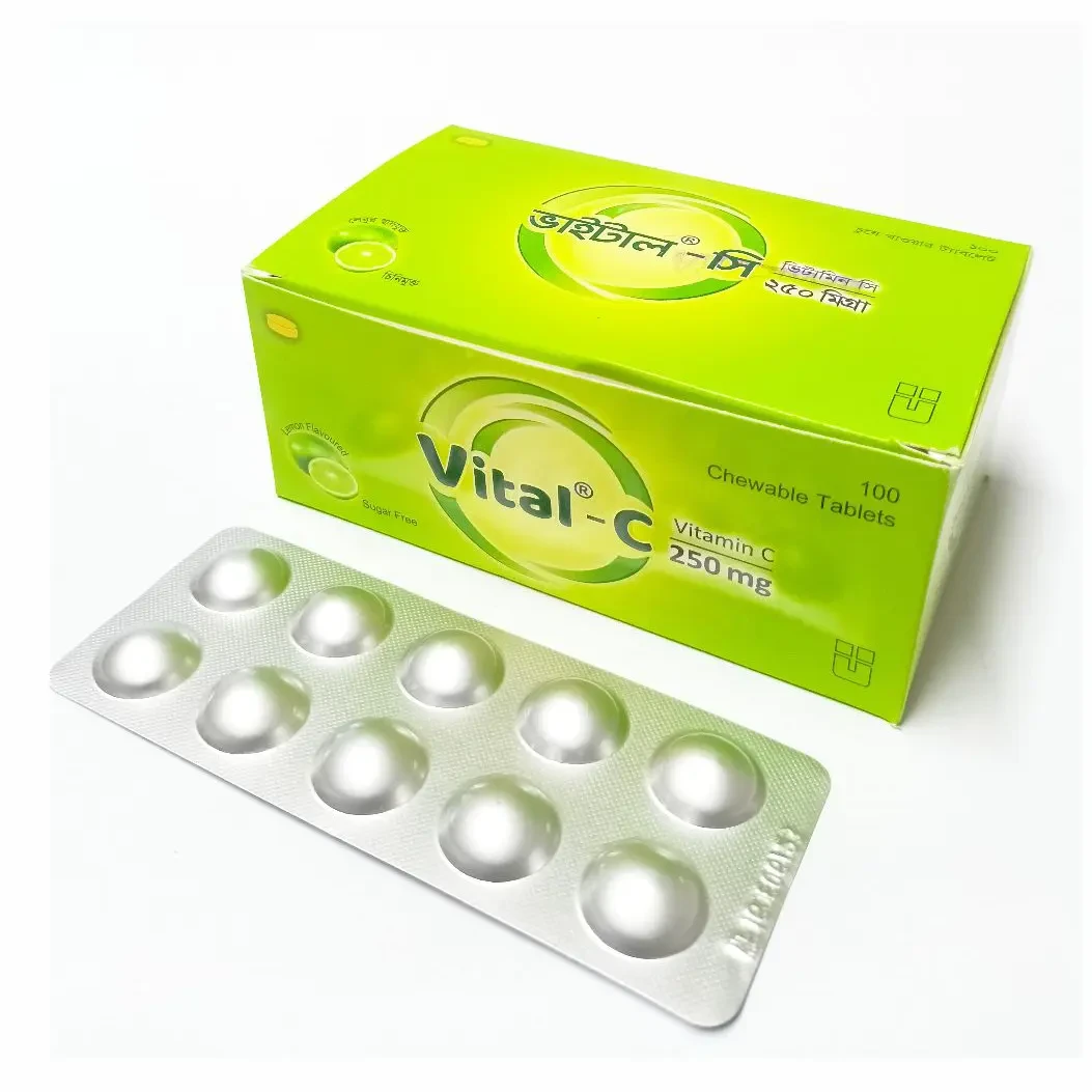 Vital-c 250mg chewable TAB - https://demo.bangladeshiit.com