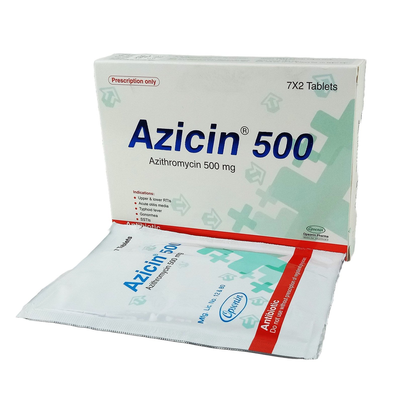 Azicin 500mg tab - https://demo.bangladeshiit.com