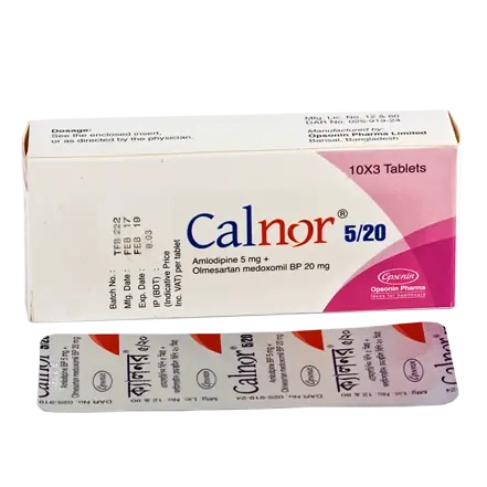 Calnor 5/20mg tab - https://demo.bangladeshiit.com