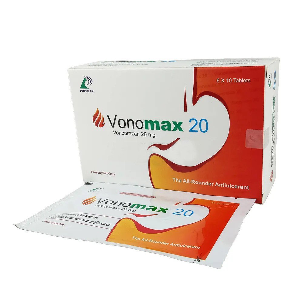Vonomax 20 TAB - https://demo.bangladeshiit.com