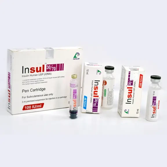 Insul 30/70 (100 IU) - https://demo.bangladeshiit.com