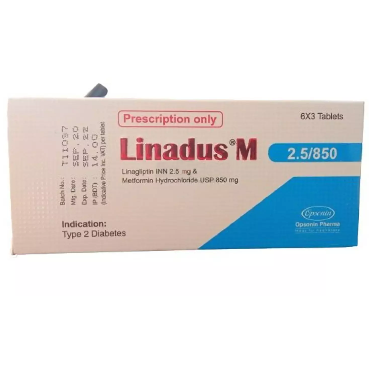 Linadus M 2.5/850mg TAB - https://demo.bangladeshiit.com