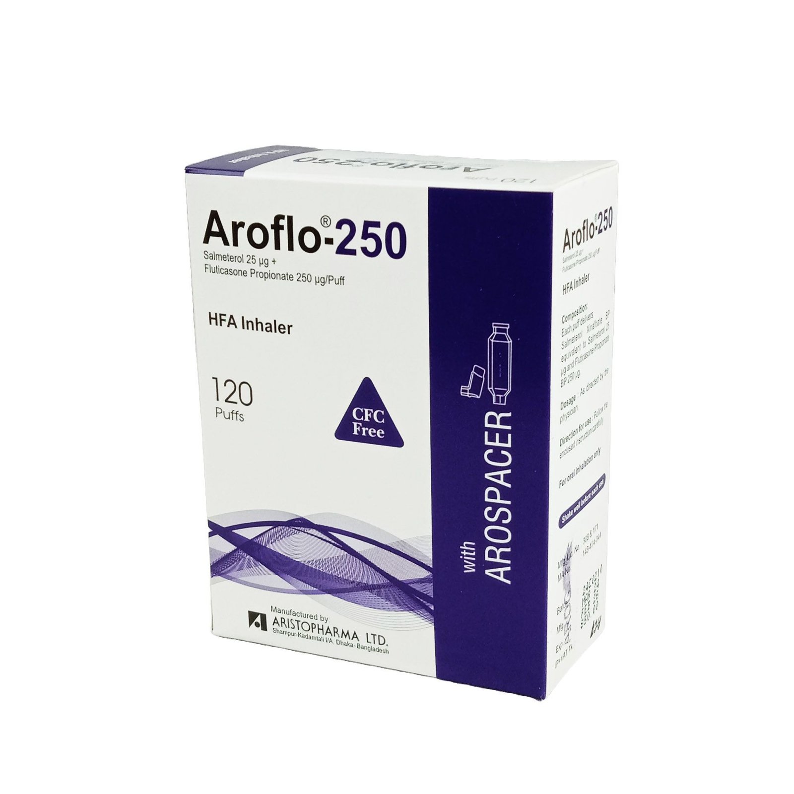 Aroflo-250 (60 puffs) - https://demo.bangladeshiit.com