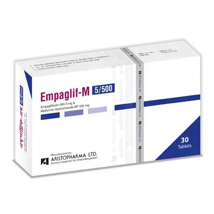 Empaglif-M 5/500 TAB - https://demo.bangladeshiit.com