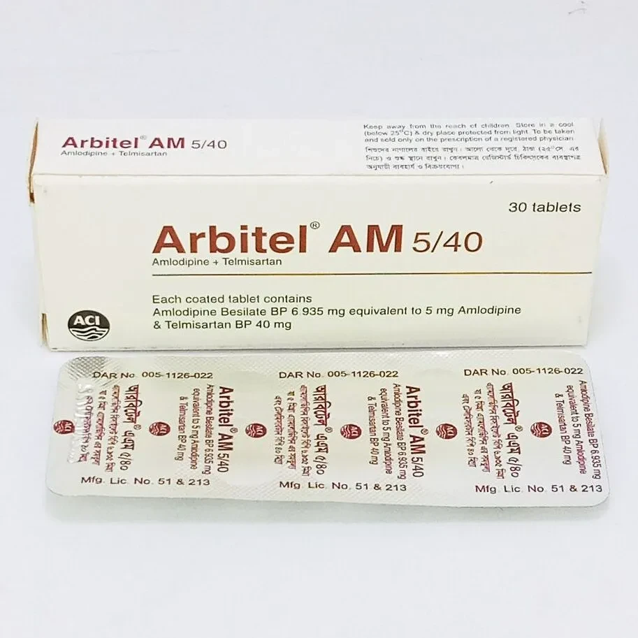 Arbitel Am 5/40 mg tab - https://demo.bangladeshiit.com