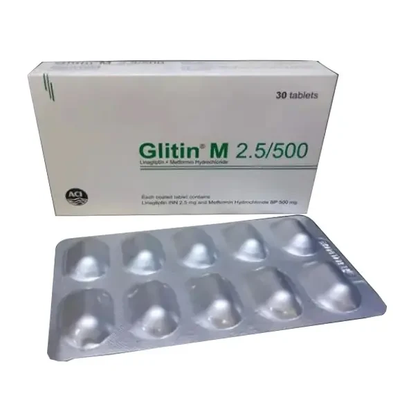 Glitin M 2.5/500 tab - https://demo.bangladeshiit.com