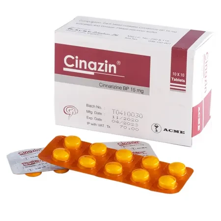 Cinazin 15mg tab - https://demo.bangladeshiit.com