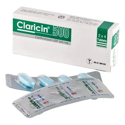 Claricin 500mg tab - https://demo.bangladeshiit.com