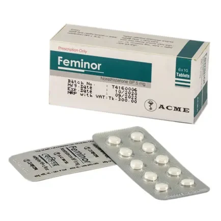 Feminor 5mg tab - https://demo.bangladeshiit.com
