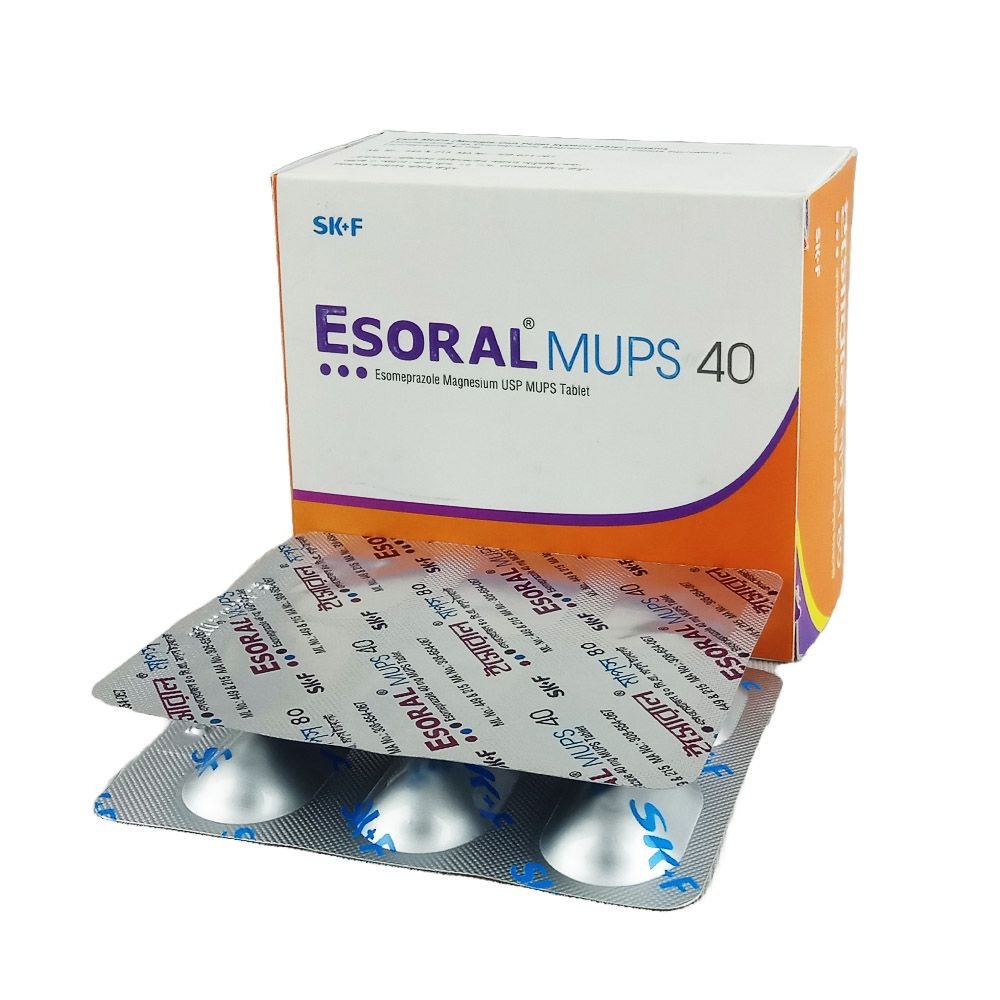 Esoral Mups 40mg tab - https://demo.bangladeshiit.com