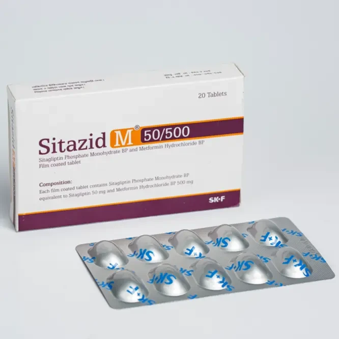 Sitazid M 50/500mg tab - https://demo.bangladeshiit.com