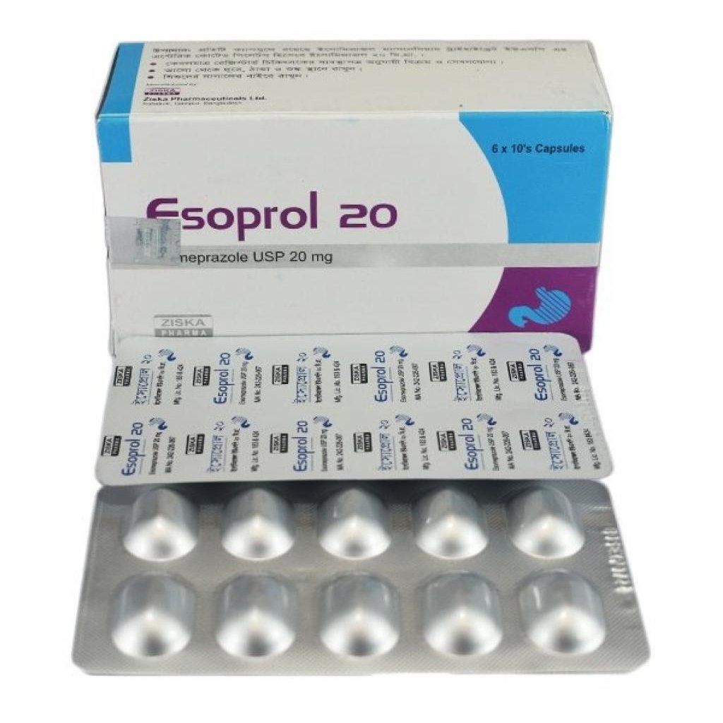 Esoprol 20mg cap - https://demo.bangladeshiit.com