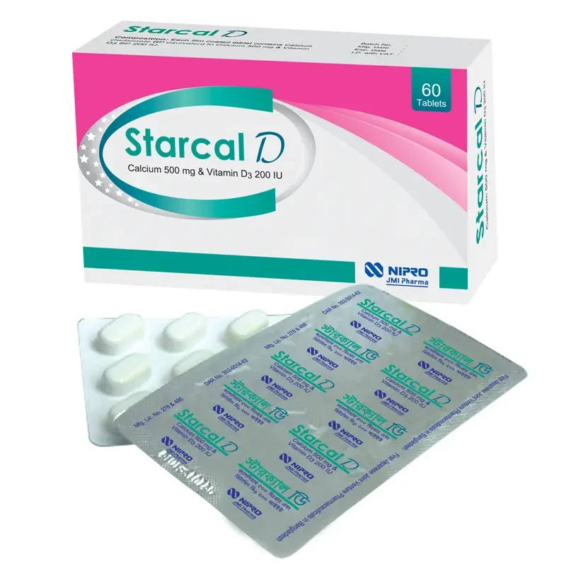 Starcall D 500mg tab - https://demo.bangladeshiit.com