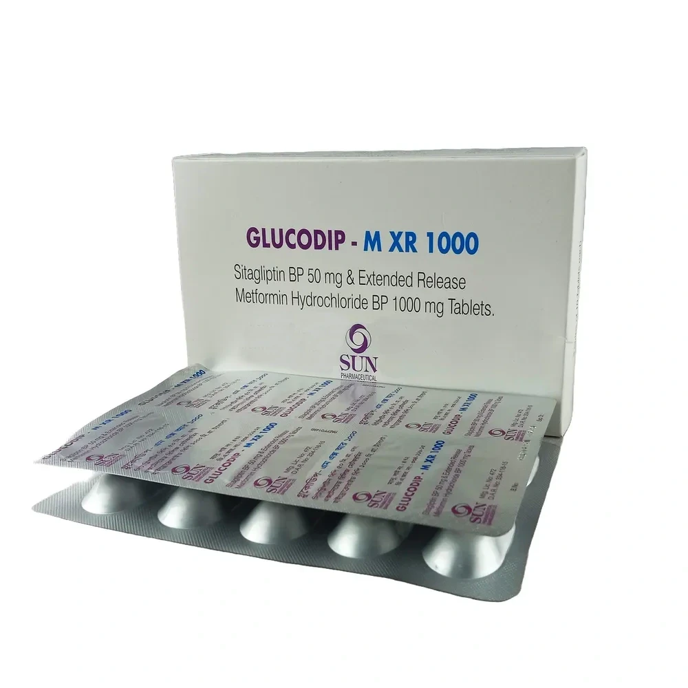 Glucodip M xr 1000mg tab - https://demo.bangladeshiit.com