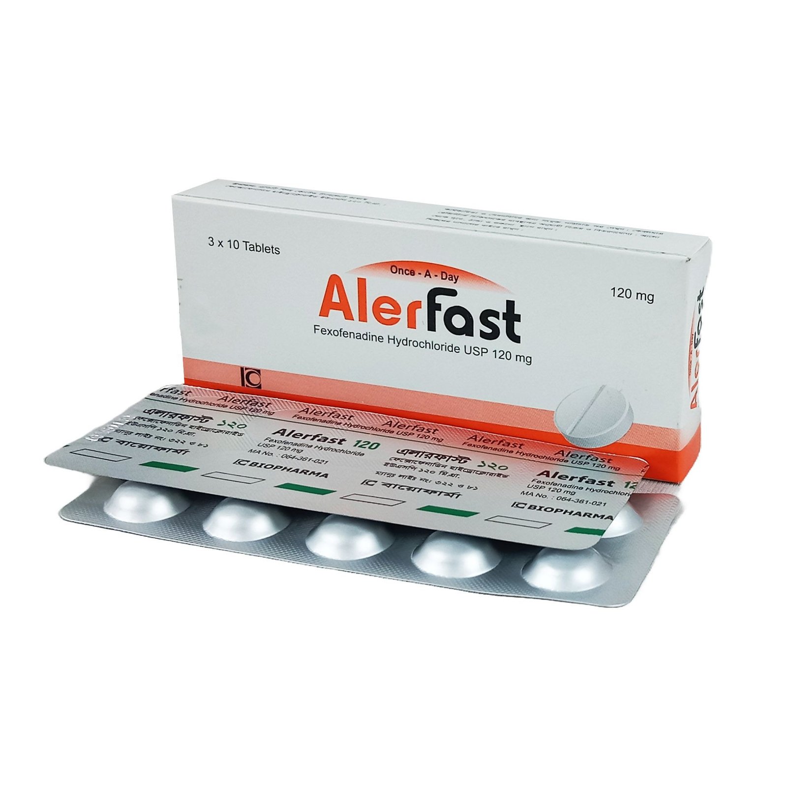 Alerfast 120mg tab - https://demo.bangladeshiit.com