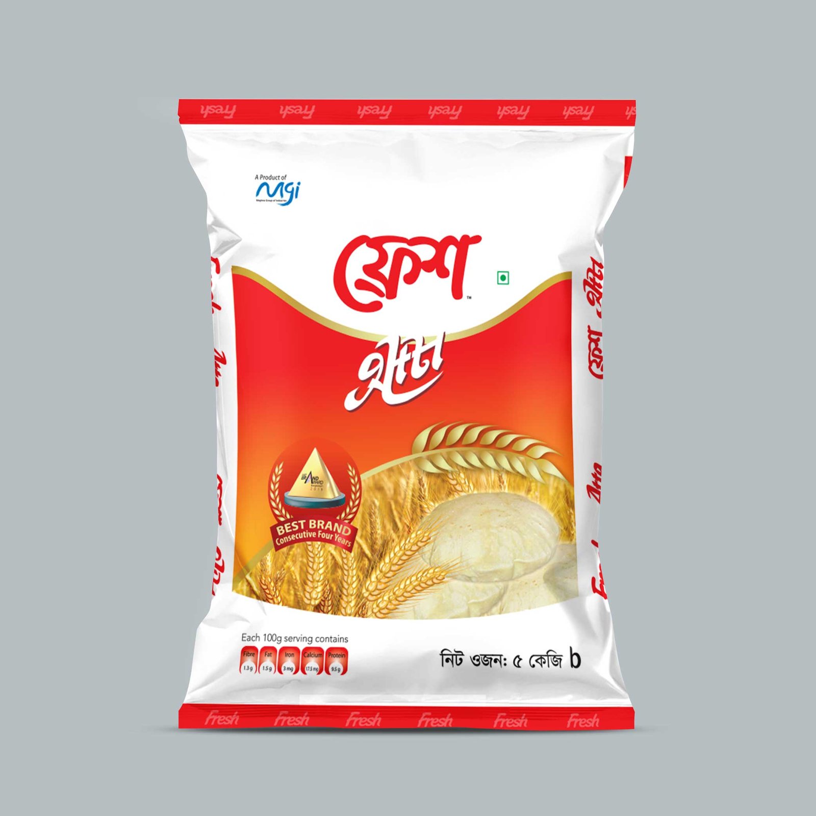 Fresh Atta ( 5kg  ) - https://demo.bangladeshiit.com