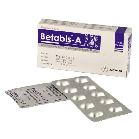 Betabis A 2.5/5mg tab - https://demo.bangladeshiit.com