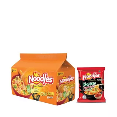 Mr. Noodles Chicken Easy Instant Noodles (Free Mr. Noodles (  62 gm) - https://demo.bangladeshiit.com