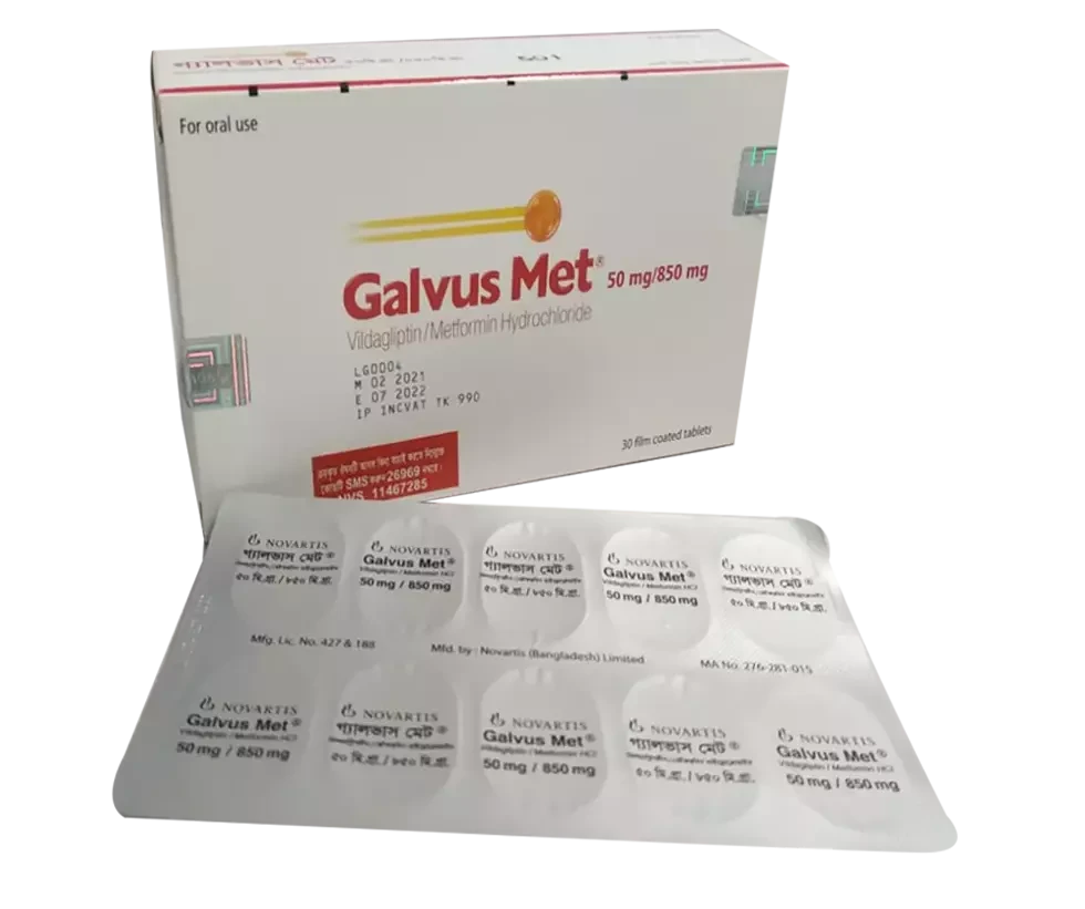 Galvus Met 5/850mg tab - https://demo.bangladeshiit.com