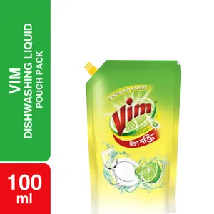 Vim Liquid Dishwash 100ml Pouch - https://demo.bangladeshiit.com