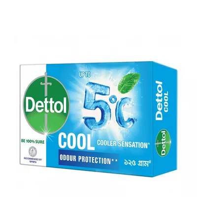 Dettol Bathing Soap Bar Cool 125 gm - https://demo.bangladeshiit.com